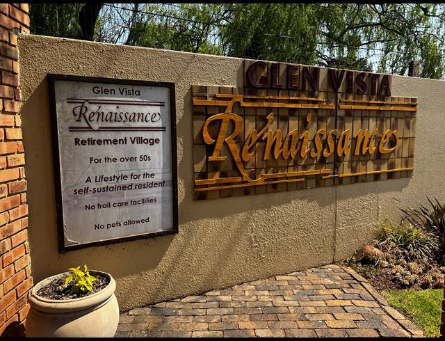 1 BEDROOM RETIREMENT UNIT SOLD IN GLENVISTA